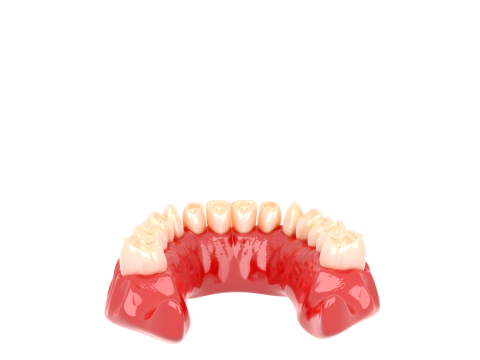 3D Intricate Vampire Fang Model with Glossy Resin Material and Blood Effects Modelo 3D