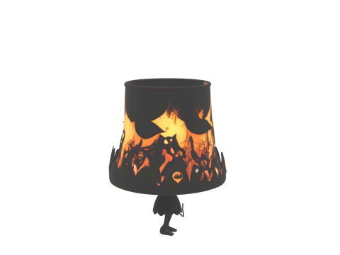 Halloween Shadow Lamp Shade For Games 3D Model