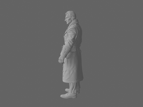 Elegant Decayed Undead Tailor in World of Style 3D Model