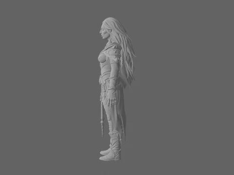 Mystical Ethereal Undead Enchanter in World of Style 3D Model