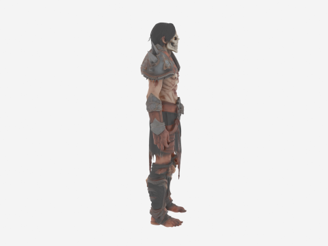 Intricate Undead Leatherworker in World of Style 3D Model