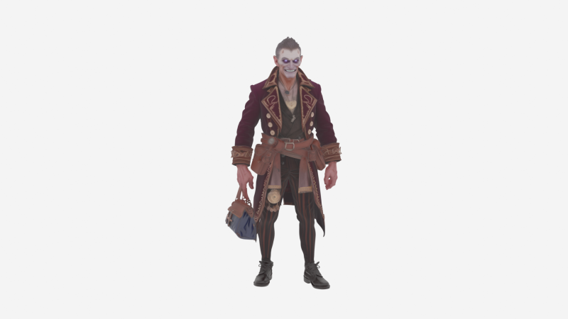 स्टाइल की दुनिया में धूर्त मृत व्यापारी 3D मॉडल .c4d .max .obj .3ds .fbx .stl .blend