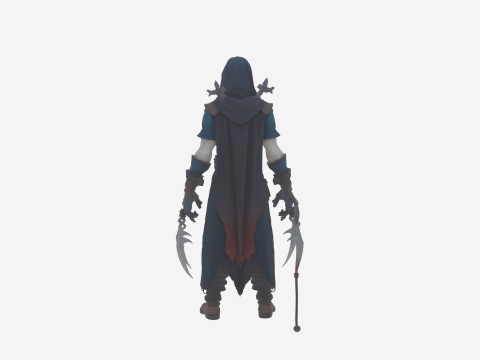 Un mundo de estilo asesino no-muerto sigiloso y altamente detallado Modelo 3D