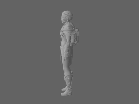 Intricately Detailed Toxic Undead Plaguebringer WoW Style 3D Model
