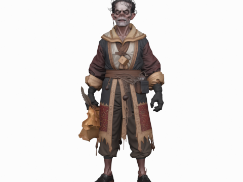 Замысловатый ювелир-нежить в World of Style 3D Модель