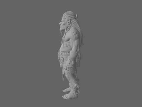 Mysterious Agile Troll Shadow Hunter World of Style 3D Model