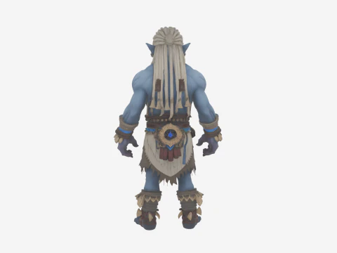 Mysterious Agile Troll Shadow Hunter World of Style 3D Model
