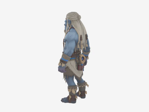 Mysterious Agile Troll Shadow Hunter World of Style 3D Model