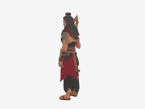 Mystical Refined Blood Elf Enchanter in World of Style 3D Model