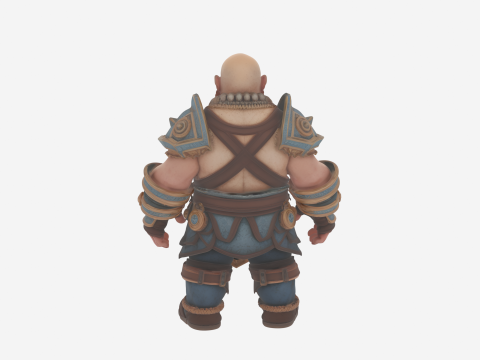 Psotny czarnoksiężnik mrocznych gnomów z magią Fel Model 3D