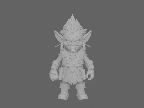 Dynamische explosieve kaboutersloop Expert WoW-stijl 3D Model