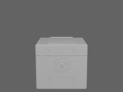 Funkcje zabezpieczeń skrytek bankowych 3D Premium ze stali nierdzewnej i Model 3D