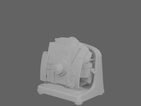 3D der klassischen rotierenden Kartei-Organizer mit alphabetischen Trennblättern 3D Modell