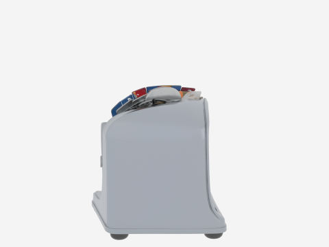 3D der klassischen rotierenden Kartei-Organizer mit alphabetischen Trennblättern 3D Modell