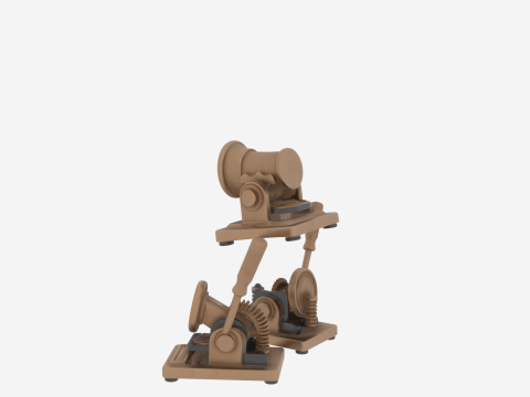 プロのブロンズ銀行印エンボッサー彫刻ロゴ 3Dモデル