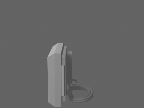 Szczegółowy aluminiowy wyświetlacz LED 3D dla bankowości Model 3D