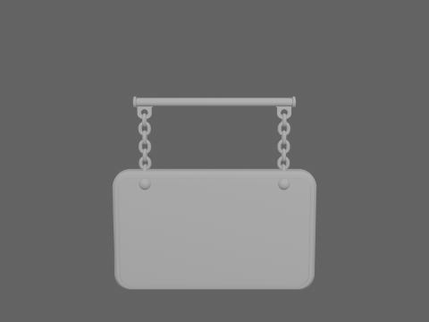 黄铜银行出纳员位置闭合 3D 雕刻古铜色翻转链 3D 模型