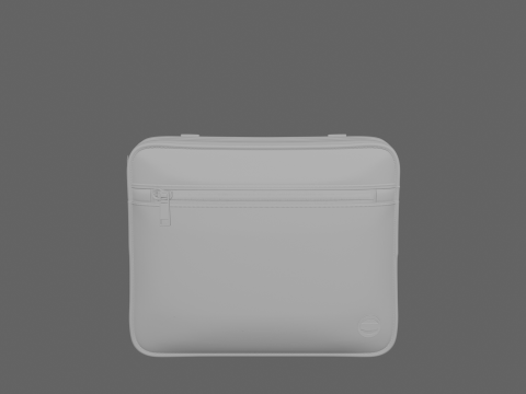 व्यावसायिक चमड़ा दस्तावेज़ पोर्टफोलियो 3D मॉडल