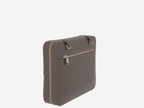 व्यावसायिक चमड़ा दस्तावेज़ पोर्टफोलियो 3D मॉडल