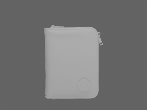 Cartera con clip para billetes de cuero 3D premium elegante y minimalista Modelo 3D