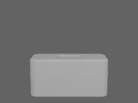 Slot integrato per bancone bancario in marmo 3D con finiture in ottone Modello 3D