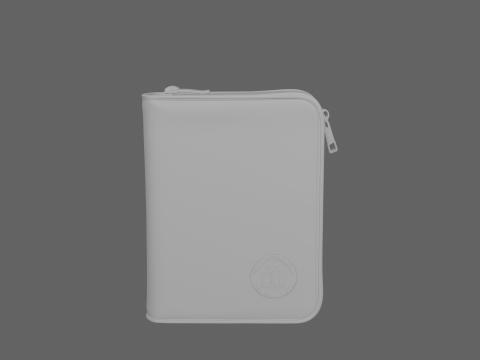 Sofistike Deri Bankacılar Organizatör Hesap Makinesi Pocket 3D 3D Model