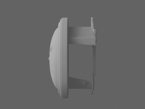 Detaylı Klasik Pirinç Banka Lobi Saati Sarkaç Ve Duvar 3D Model