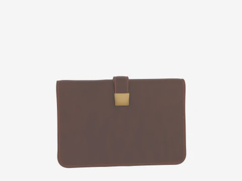 Premium Leather Checkbook Cover 3D Model