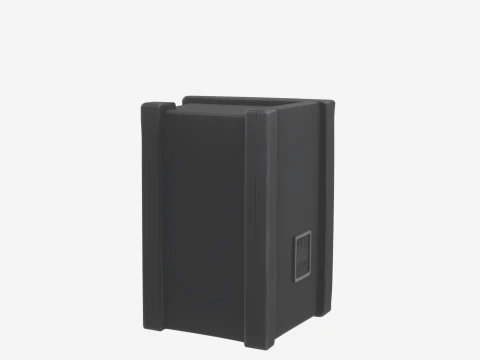 3D Industrial Heavy-Duty Secure Reinforced Steel Bank 3D Model