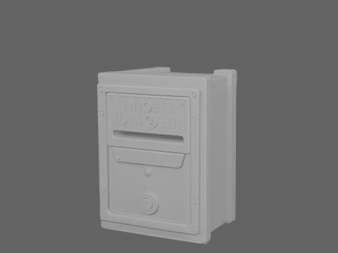 3D Industrial Heavy-Duty Secure Reinforced Steel Bank 3D Model
