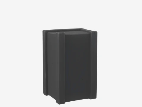 3D Industrial Heavy-Duty Secure Reinforced Steel Bank 3D Model