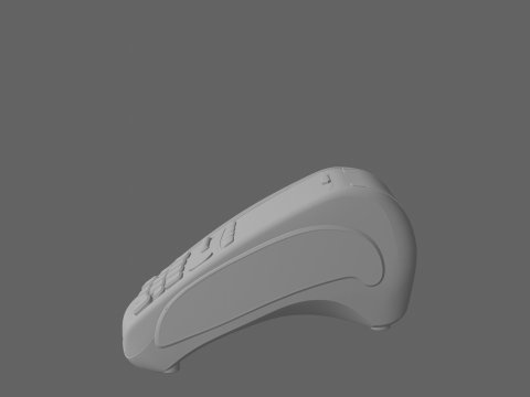 Detailed 3D of Contemporary Bank Card Reader Terminal Chip Slot 3D Model