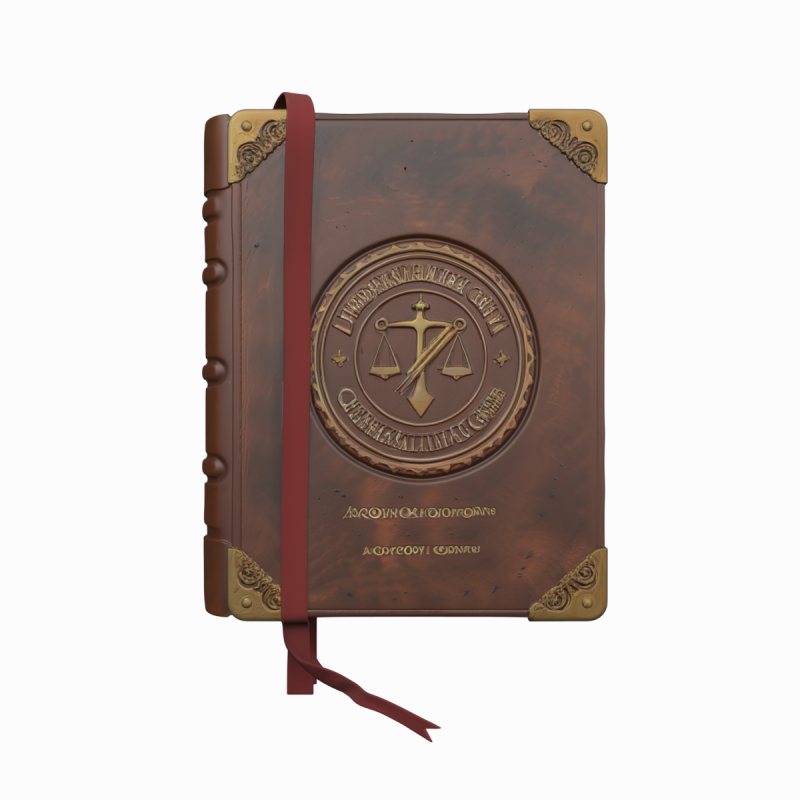 Gedetailleerde 3D historische bankgrootboek lederen bindende koperen hoeken 3D Model .c4d .max .obj .3ds .fbx .stl .blend