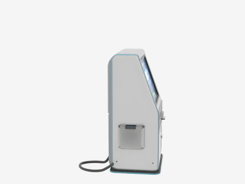 Modern 3D Banking Kiosk Terminal Intricate Design 3D Model
