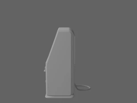 Modern 3D Banking Kiosk Terminal Intricate Design 3D Model