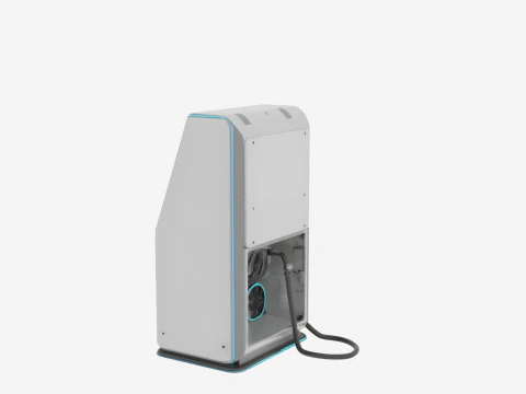 Modern 3D Banking Kiosk Terminal Intricate Design 3D Model