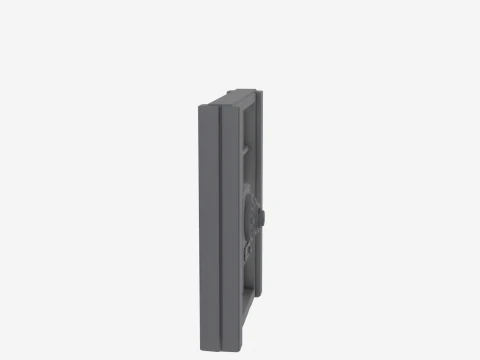 Professional 3D Bank Vault Security Gate Model Four Views 3D Model