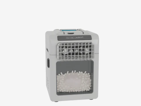 Professional 3D of Commercial Security Document Shredder Device 3D Model