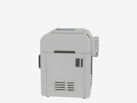 Professional 3D of Commercial Security Document Shredder Device 3D Model