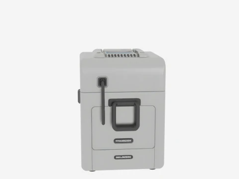 Professional 3D of Commercial Security Document Shredder Device 3D Model