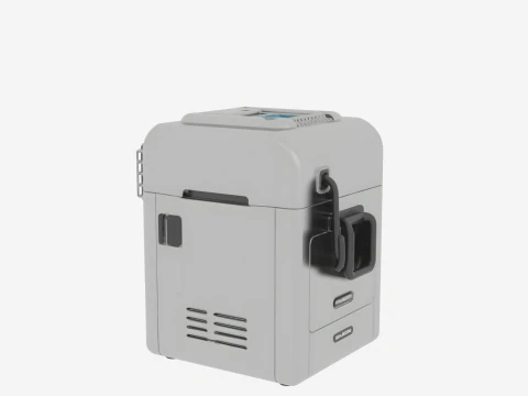 Professional 3D of Commercial Security Document Shredder Device 3D Model