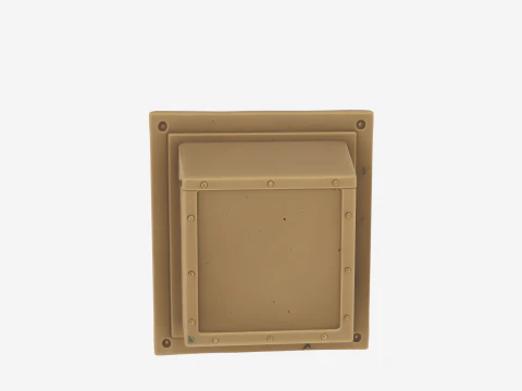 Decorative Brass Bank Mail Slot 3D Flap Collection Box 3D Model