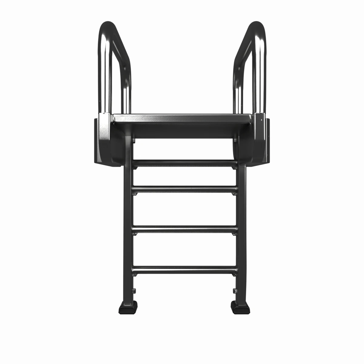 3D Bank Vault Ladder Steel Construction Safety Rails Rubber Feet 3D Model .c4d .max .obj .3ds .fbx .stl .blend 