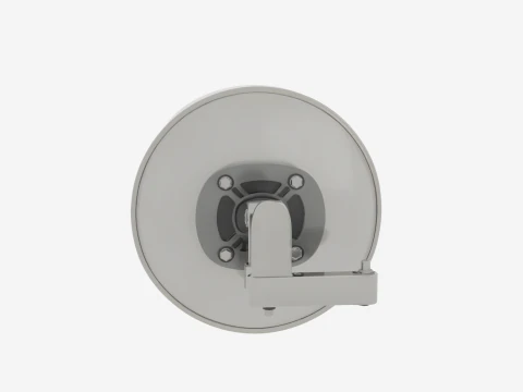 Detailed 3D of Bank Security Convex Mirror Adjustable Bracket 3D Model