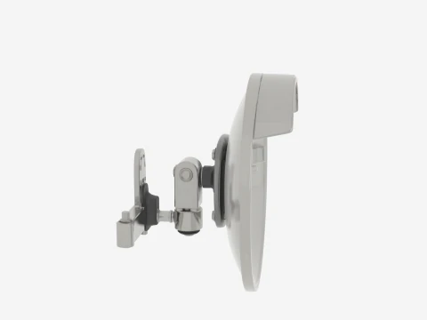 Detailed 3D of Bank Security Convex Mirror Adjustable Bracket 3D Model