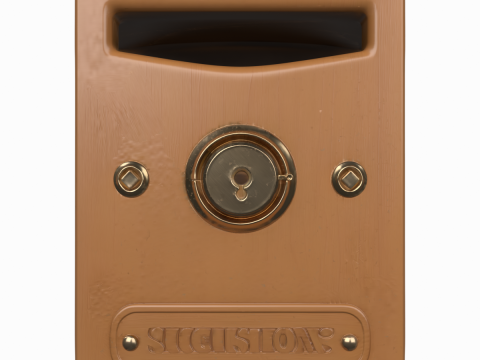 Realistic 3D Wall Mounted Suggestion Box Model 3D Model