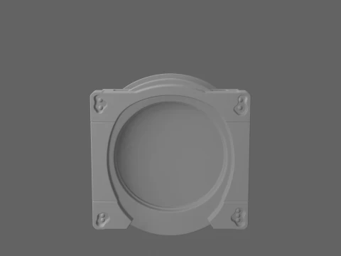 Cinematic 3D of Heavy-Duty Bank Vault Door Precision Locking 3D Model