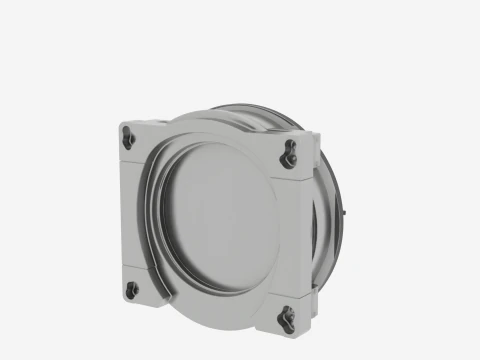 Cinematic 3D of Heavy-Duty Bank Vault Door Precision Locking 3D Model