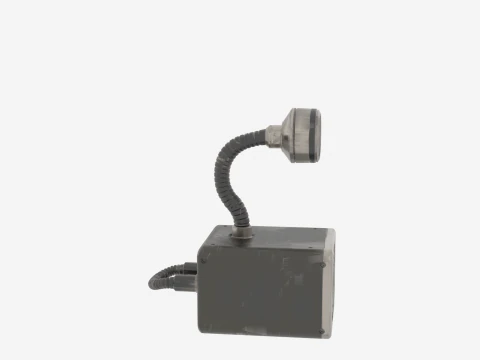 Bras de microphone &agrave; col de cygne pour syst&egrave;me de communication de caissier de banque mod&egrave;le 3D Modèle 3D