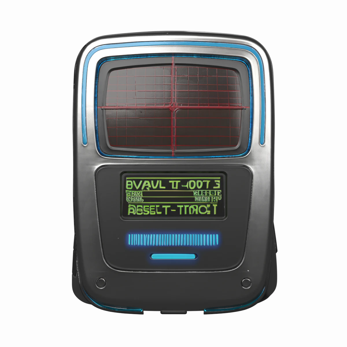 3D Banking Asset Scanner Barcode Reader LED Display USB Cable 3D Model .c4d .max .obj .3ds .fbx .stl .blend